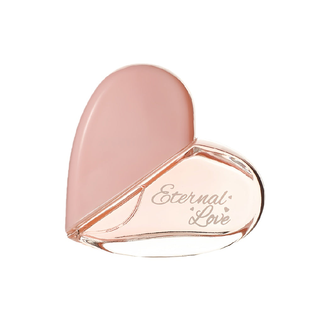 Eau de parfum en flacon cœur rose – 50 ml